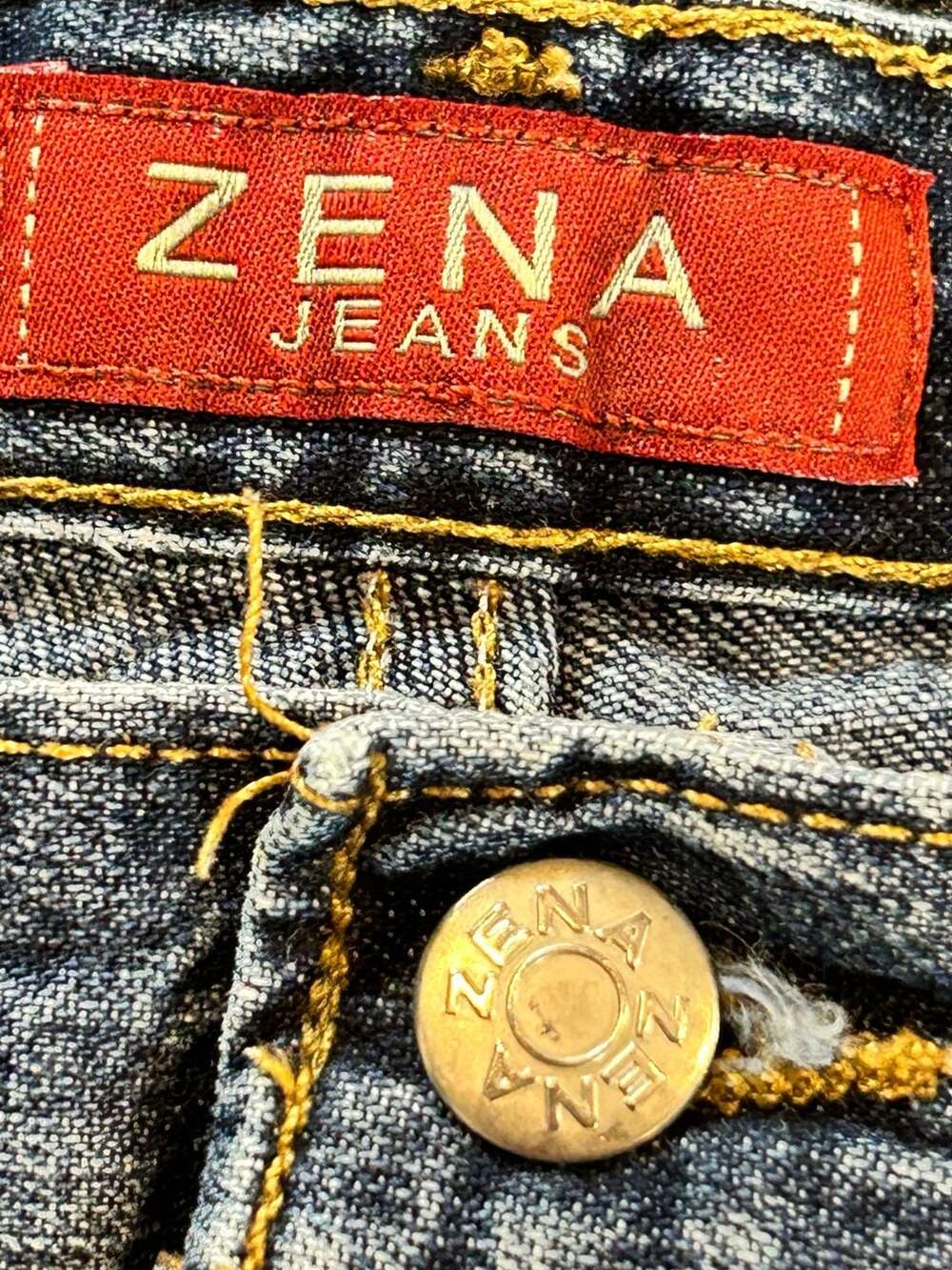 Zena Jeans Women's High-Waist Medium Wash Denim Jeans Size 12